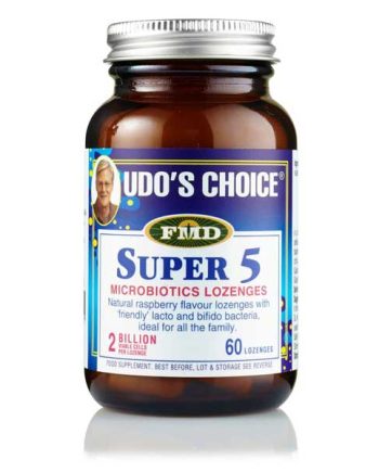 picture of Udo's Choice Super 5 Microbiotic Lozenges 60 capsules
