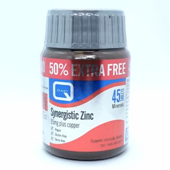 picture of quest synergestic zinc plus copper 50% extra free