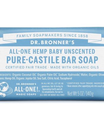 picture of Dr. Bronner's Pure Castile Bar Baby Unscented Soap