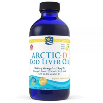 picture of nordic naturals arctic d cod liver oil 237ml