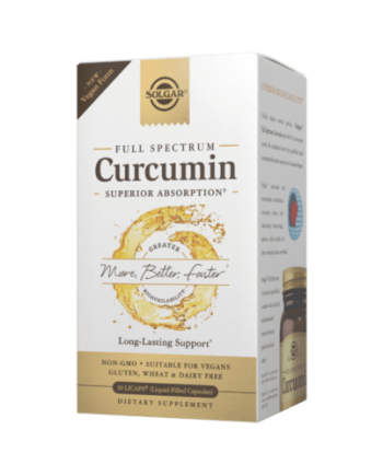 picture of solgar full spectrum curcumin
