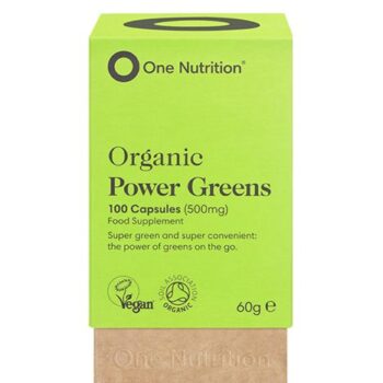 picture of one nutrition organic power greens capsules