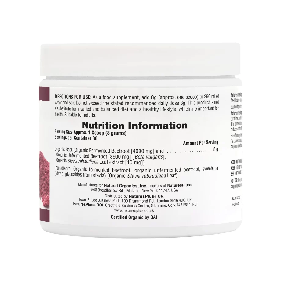 NaturesPlus Organic Beet Powder